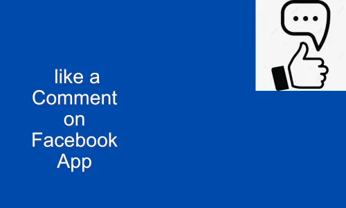 How to like a Comment on Facebook App